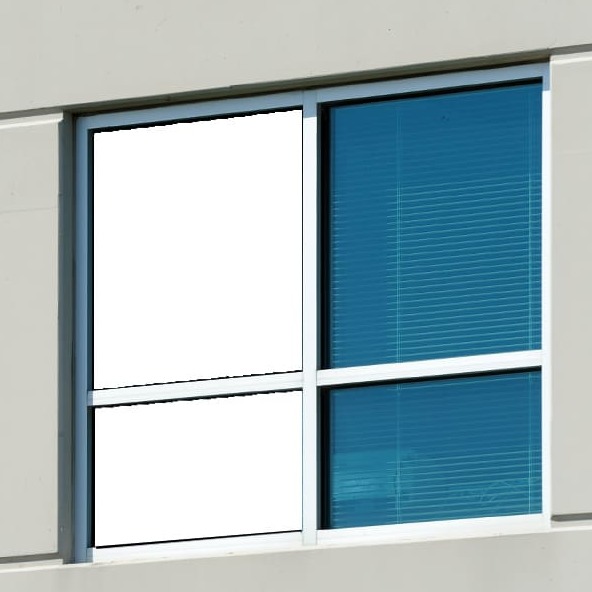 Fensterfolie zum Verdunkeln - lichtundurchlässig & weiß